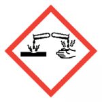 etiquetado de productos químicos pictograma corrosivo inycom