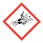 etiquetado de productos químicos pictograma explosivo inycom